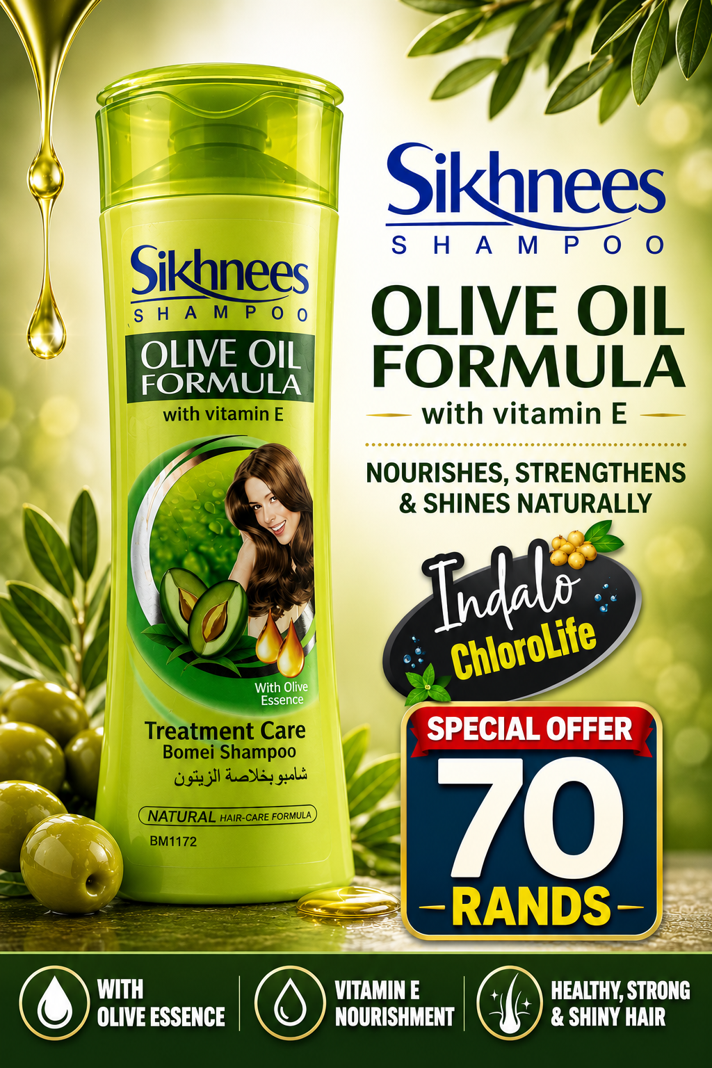olive oil silknees shampoo